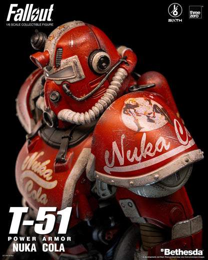 ThreeZero Fallout T-51 Nuka Cola Power Armor 1/6 Scale 3Z07730W0 - ToyFury