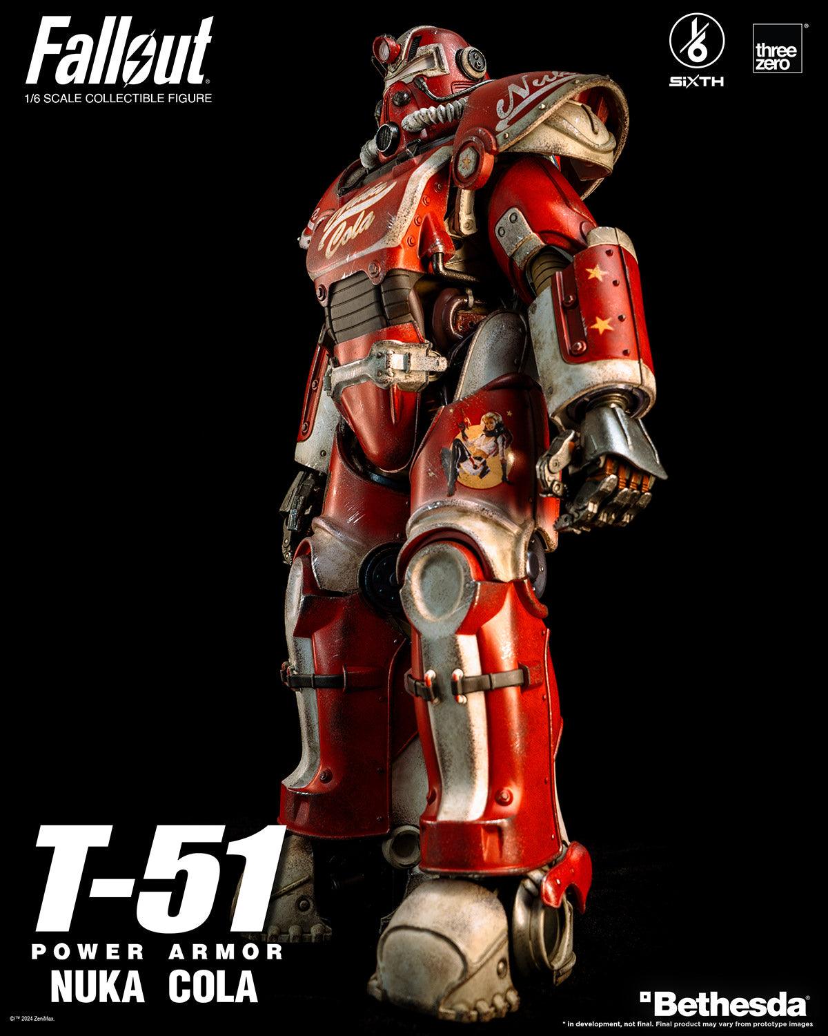 ThreeZero Fallout T-51 Nuka Cola Power Armor 1/6 Scale 3Z07730W0 - ToyFury