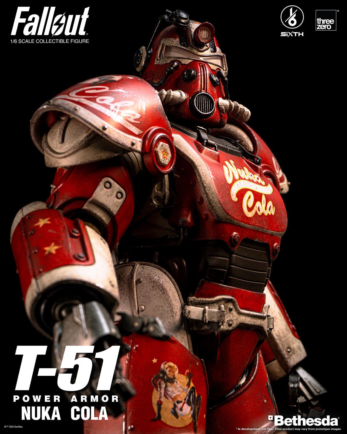 ThreeZero Fallout T-51 Nuka Cola Power Armor 1/6 Scale 3Z07730W0 - ToyFury