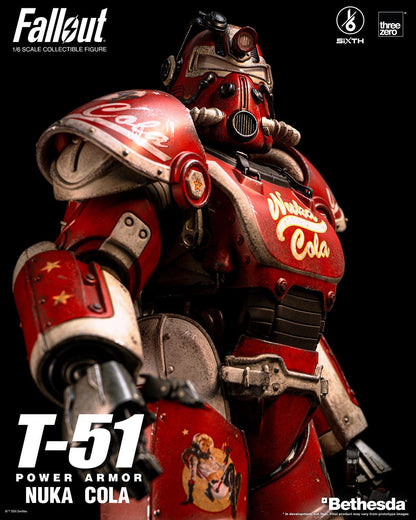 ThreeZero Fallout T-51 Nuka Cola Power Armor 1/6 Scale 3Z07730W0 - ToyFury