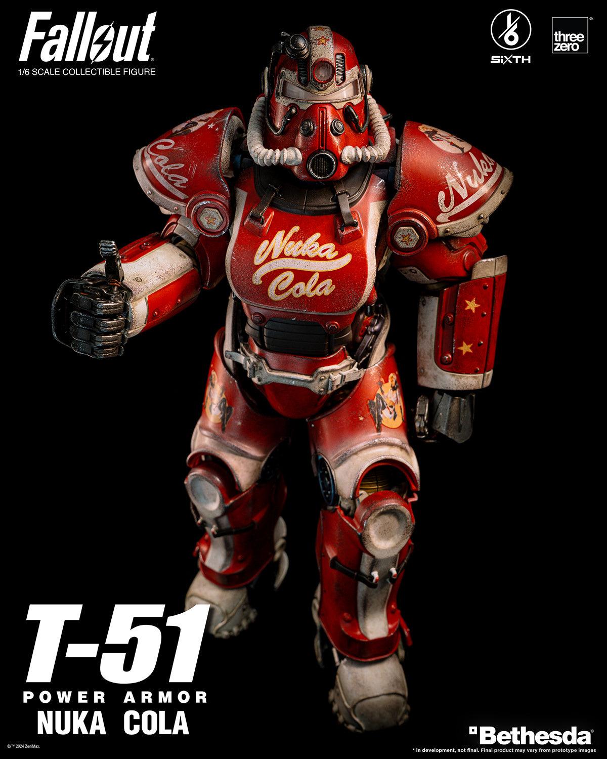 ThreeZero Fallout T-51 Nuka Cola Power Armor 1/6 Scale 3Z07730W0 - ToyFury