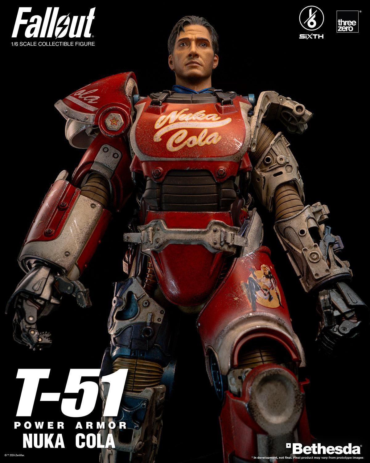 ThreeZero Fallout T-51 Nuka Cola Power Armor 1/6 Scale 3Z07730W0 - ToyFury