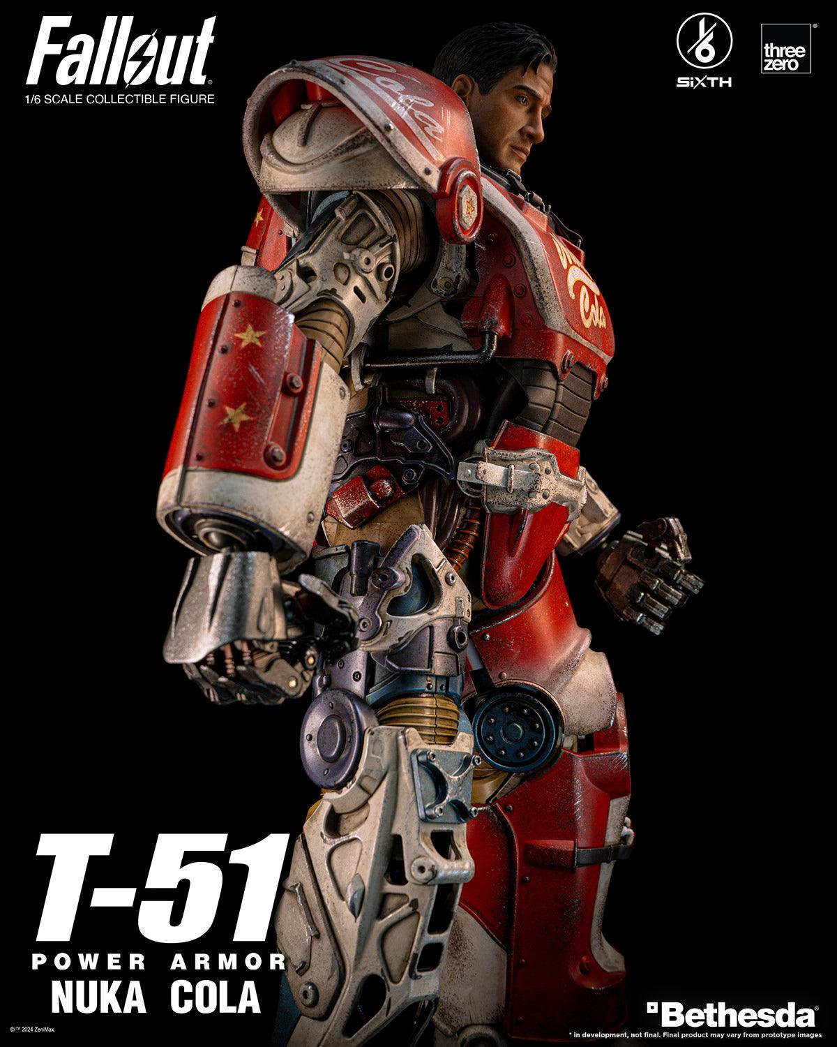 ThreeZero Fallout T-51 Nuka Cola Power Armor 1/6 Scale 3Z07730W0 - ToyFury