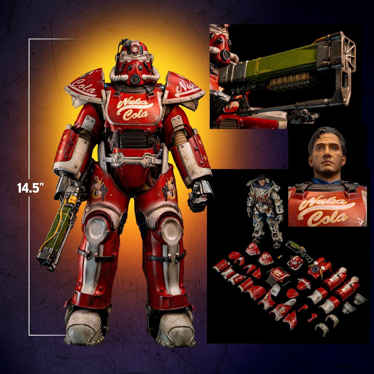 ThreeZero Fallout T-51 Nuka Cola Power Armor 1/6 Scale 3Z07730W0 - ToyFury