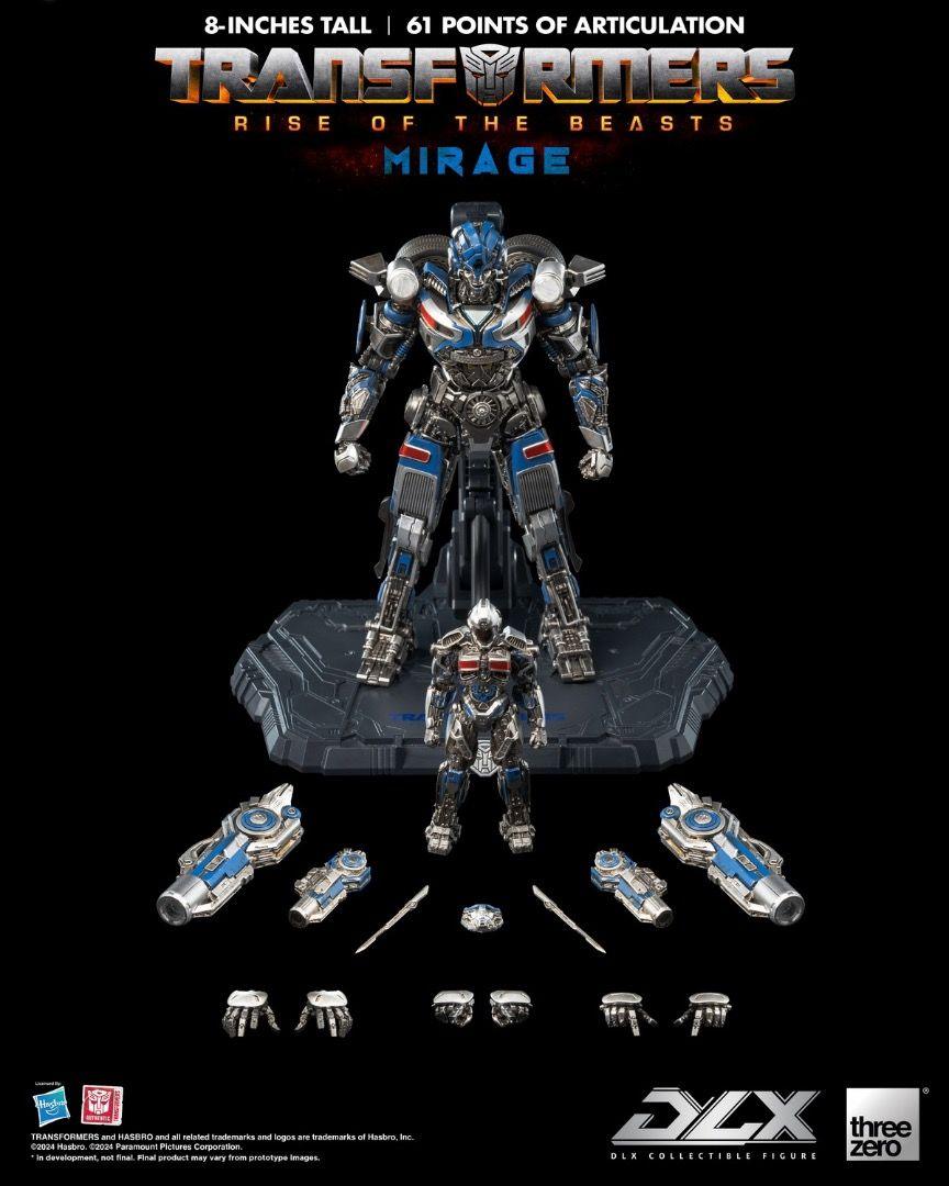 【Preorder】 Threezero 3Z05640W0 Transformers: Rise of the Beasts DLX Mirage Figure - ToyFury