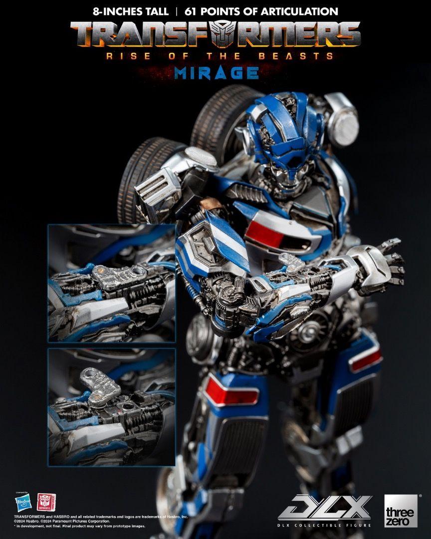 【Preorder】 Threezero 3Z05640W0 Transformers: Rise of the Beasts DLX Mirage Figure - ToyFury