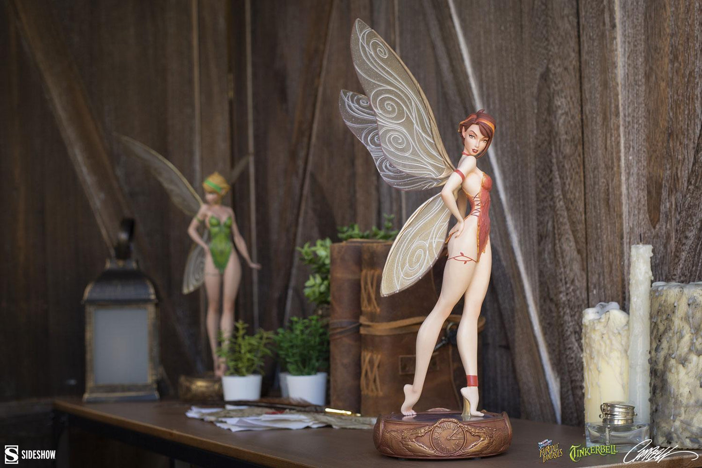 Sideshow Tinkerbell Fall Variant 12'' Painted Statue 2005054 - ToyFury