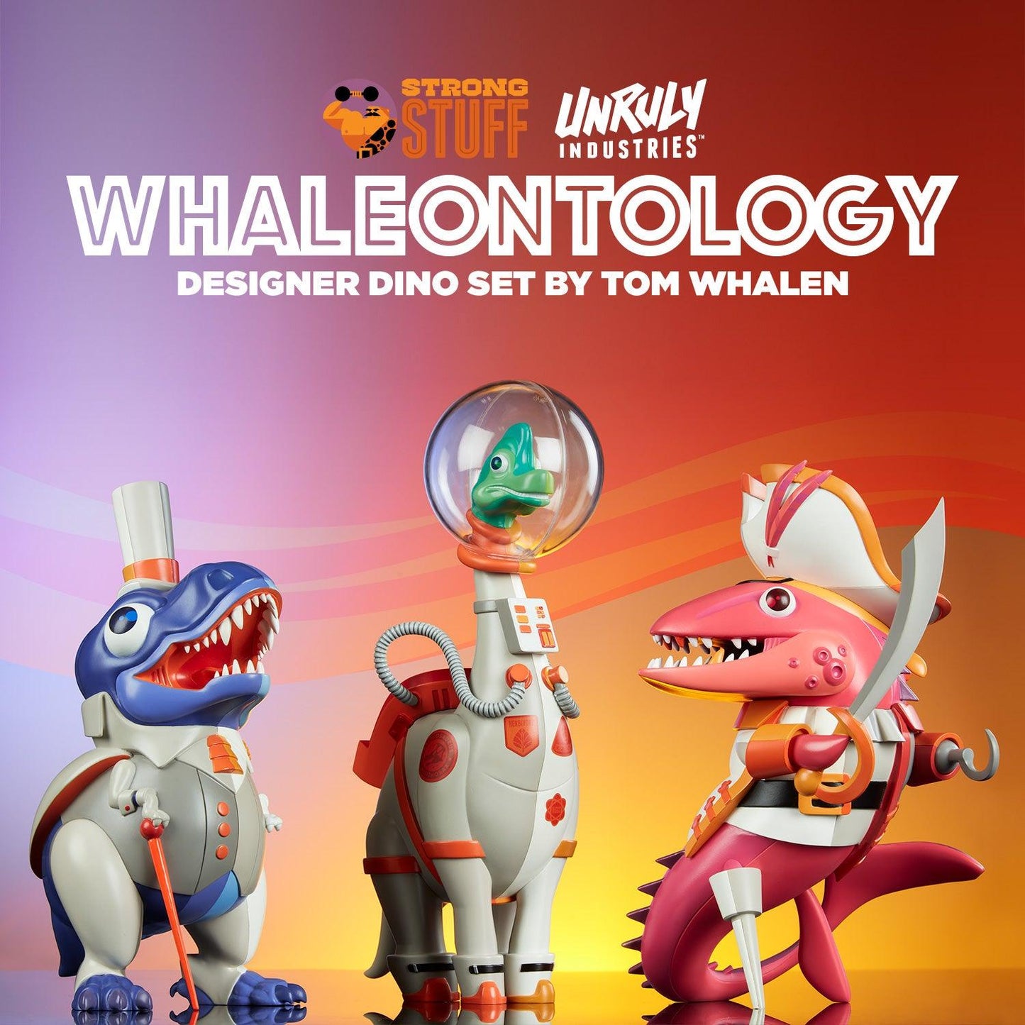 Sideshow X Unruly Industries Whaleontology 9” Designer Collectable Statue 700207 - ToyFury