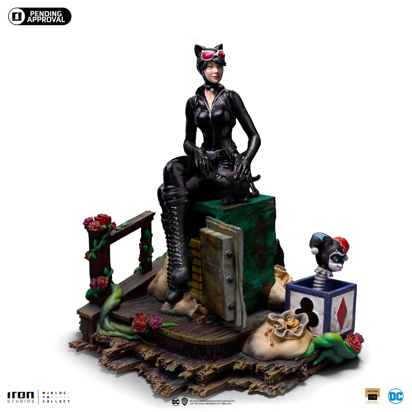 【Preorder】Iron Studios CATWOMAN (GOTHAM CITY SIRENS) Deluxe Edition 1:10 Scale Statue DCCDCG107424-10 - ToyFury